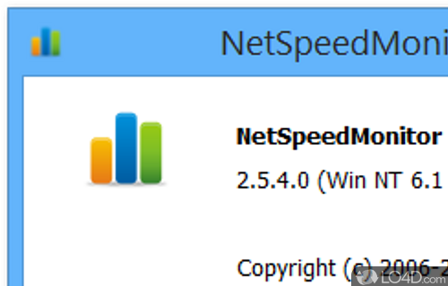 A Free And Tiny Program For Checking Your Internet Use - Screenshot of NetSpeedMonitor