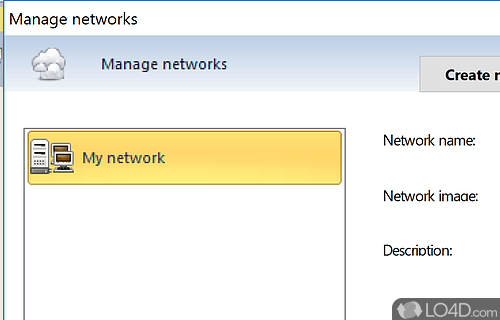 User interface - Screenshot of Network Inventory Advisor