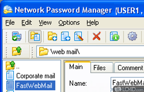 Screenshot of Network Password Manager - User-friendly interface and settings