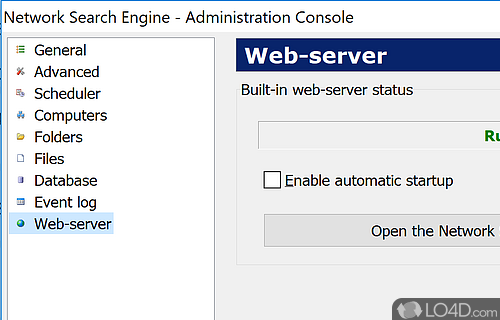 Network Search Engine screenshot