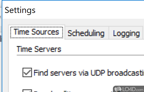 Configure internal or external time sources - Screenshot of Network Time System