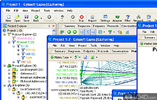 Screenshot of Network Traffic Monitor Analysis Report - User interface