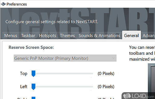 NextSTART screenshot
