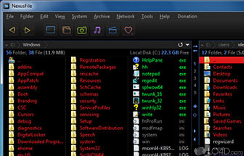 Screenshot of NexusFile - Powerful and file manager that comes packed with features for performing file operations