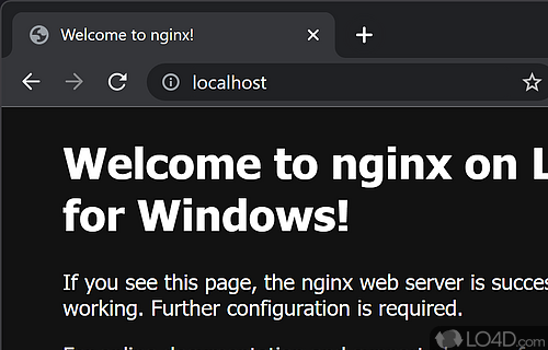 Provides you with a set of advanced and HTTP and reverse proxy server features - Screenshot of Nginx for Windows