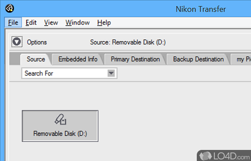 Nikon Transfer screenshot