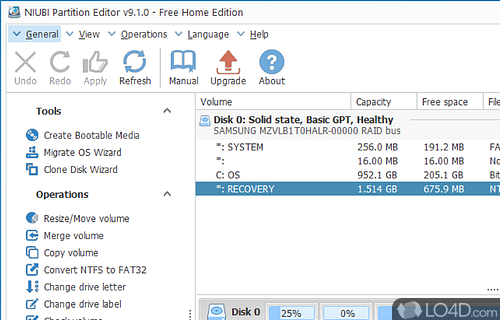 download NIUBI Partition Editor Pro / Technician 9.8.0 free