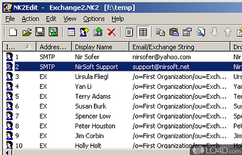 Screenshot of NK2Edit - Piece of software that helps users to easily open