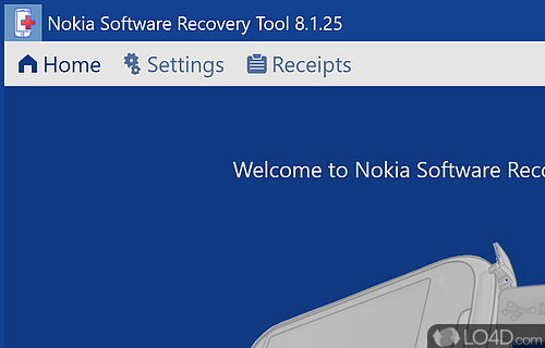Reinstall the software and update Nokia phone - Screenshot of Nokia Software Recovery Tool