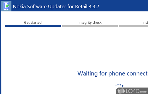 Update the pre-installed software - Screenshot of Nokia Software Updater