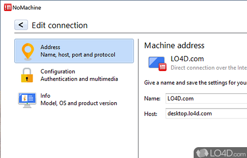 Remote connection to other PC - Screenshot of NoMachine