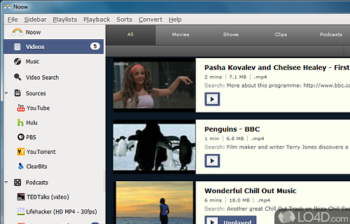 Noow Media Player Screenshot