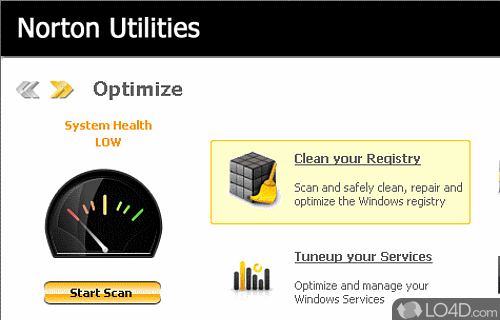 Screenshot of Norton Utilities - Bundles a complete suite of tools for helping you find