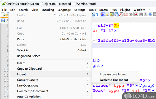 Light, but powerful text and code editor - Screenshot of Notepad++ Portable