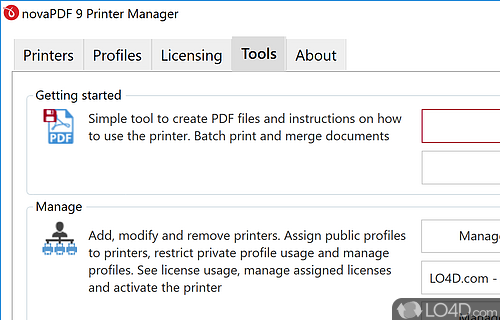 Create PDF documents and easily share them - Screenshot of novaPDF Pro