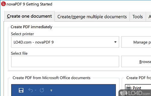 Pdf - Screenshot of novaPDF Pro