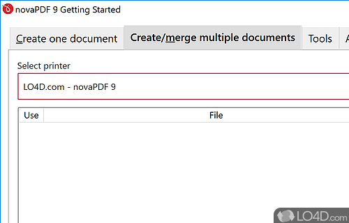Exchange electronic documents - Screenshot of novaPDF Pro