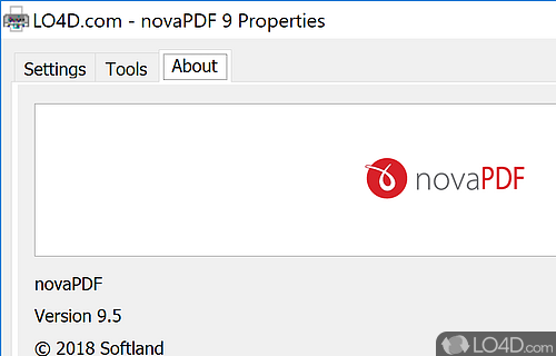 novaPDF Standard screenshot