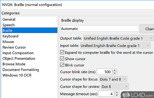 Navigate your Computer while Visually Impaired - Screenshot of NVDA