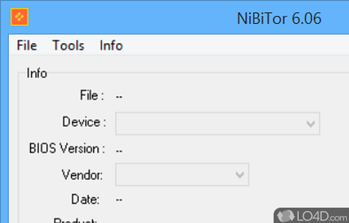 Tweak the Nvidia graphic card - Screenshot of NVIDIA BIOS Editor