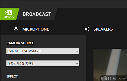 Nvidia Broadcast Screenshot