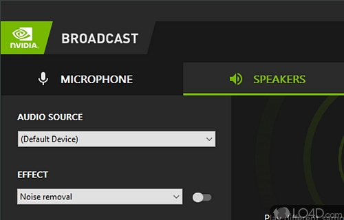 Nvidia Broadcast screenshot
