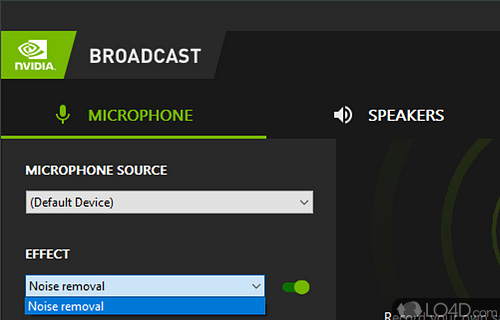 Nvidia Broadcast screenshot