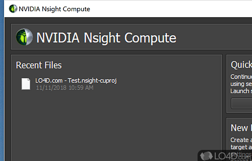 Optimization tools - Screenshot of Nvidia CUDA Toolkit