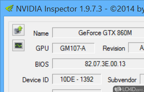 View detailed info about nVidia graphics card and overclocking options - Screenshot of Nvidia Profile Inspector