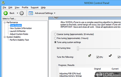 nVidia nTune Screenshot