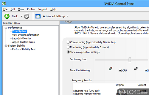 nVidia nTune screenshot