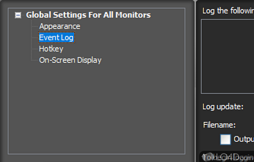 User interface - Screenshot of NVIDIA System Monitor