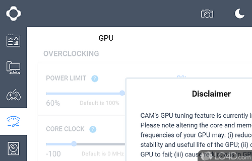 Brief and in-depth information and graphs about your system - Screenshot of NZXT CAM