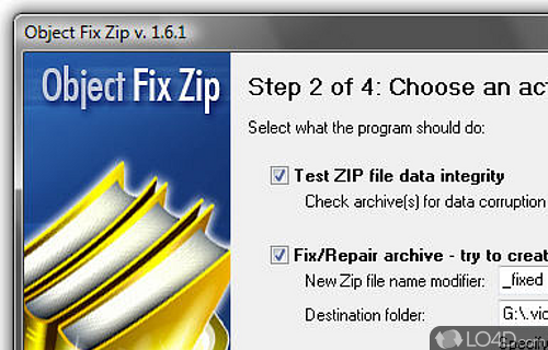 Object FIX ZIP Screenshot