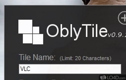 Screenshot of OblyTile - And practical software utility that can design and personalize tiles for Windows start screen