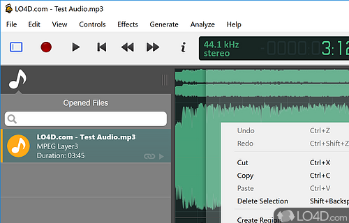 ocenaudio Screenshot