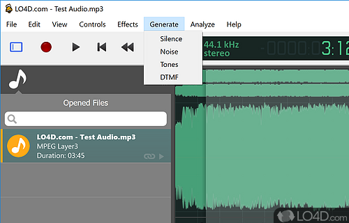 Trabajar con dos o más audios a la vez - Screenshot of ocenaudio