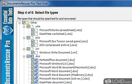 Office DocumentsRescue Professional Screenshot