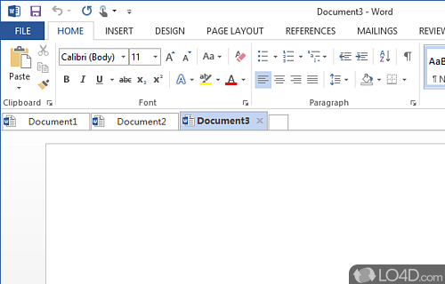 Screenshot of Office Tab - Display and edit multiple documents in a single window with tabbed management capabilities