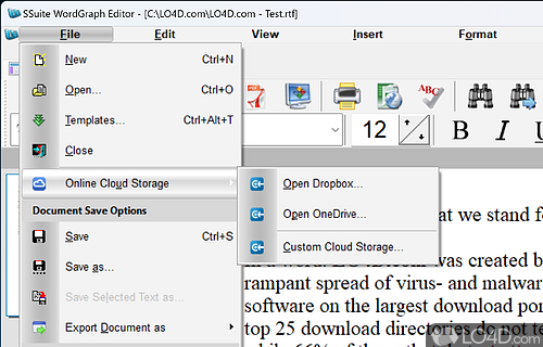 Powerful, intuitive and straightforward tools - Screenshot of OmegaOffice HD+