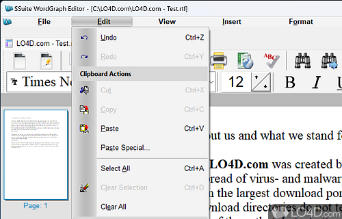 A software suite that’s tailored for everyone - Screenshot of OmegaOffice HD+