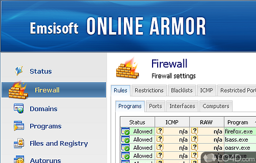 Online Armor Free Download