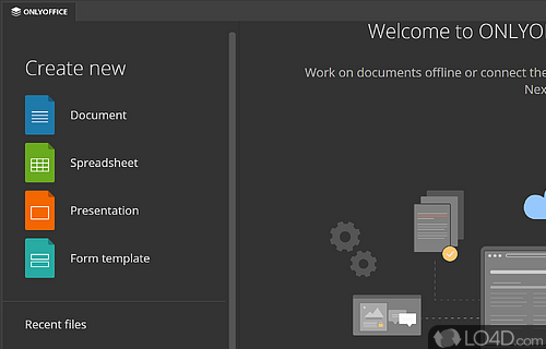 Office suite that opens documents, presentations - Screenshot of Onlyoffice
