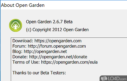 Open Garden Screenshot