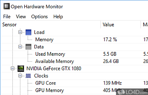 Open Hardware Monitor Screenshot