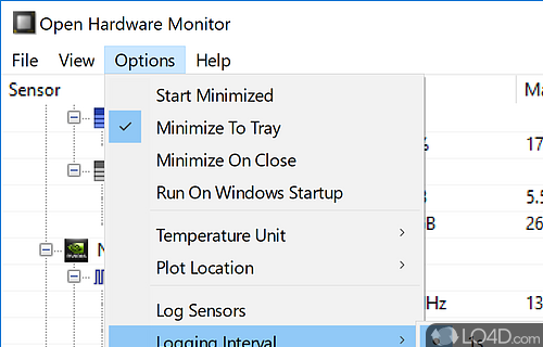 open hardware monitor log