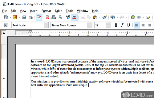 OpenOffice Screenshot