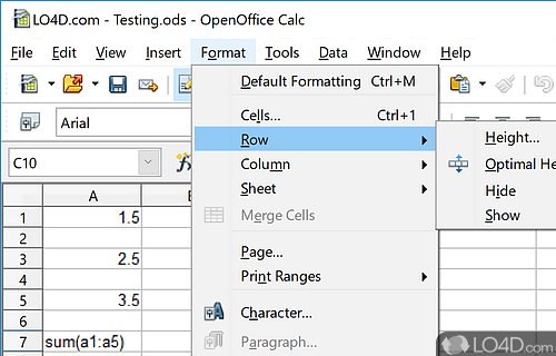 Impress - Screenshot of Apache OpenOffice