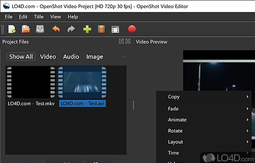 OpenShot Video Editor Screenshot