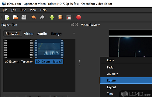 OpenShot Video Editor Screenshot